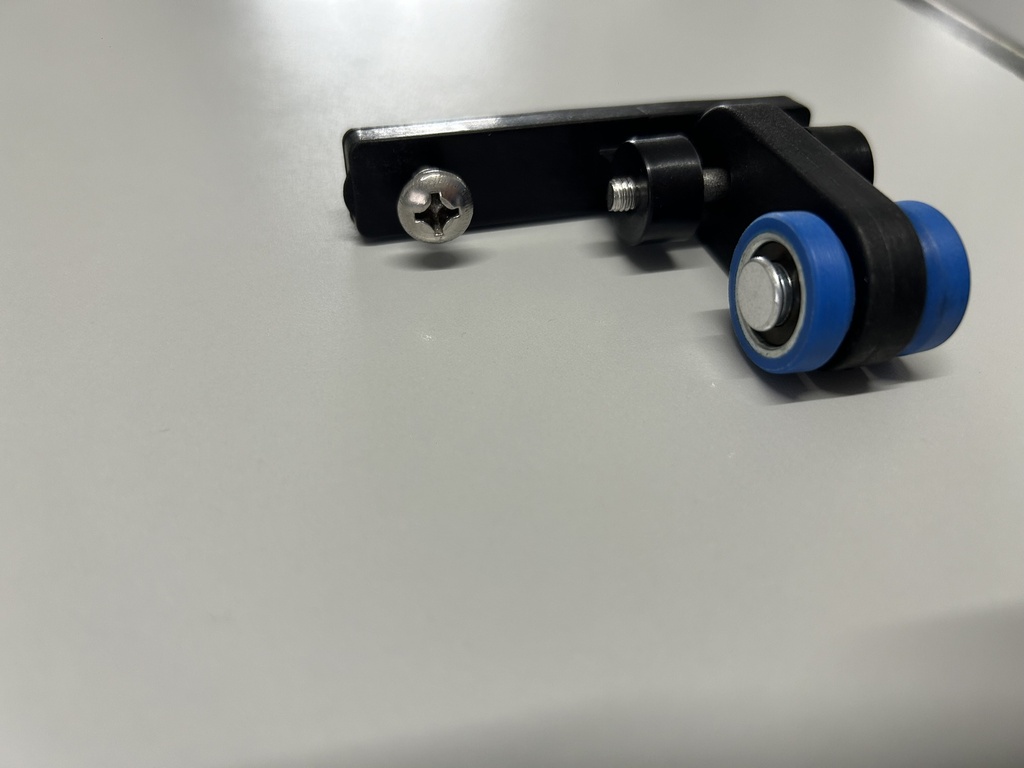 Polea Negra con Rodamientos Azules