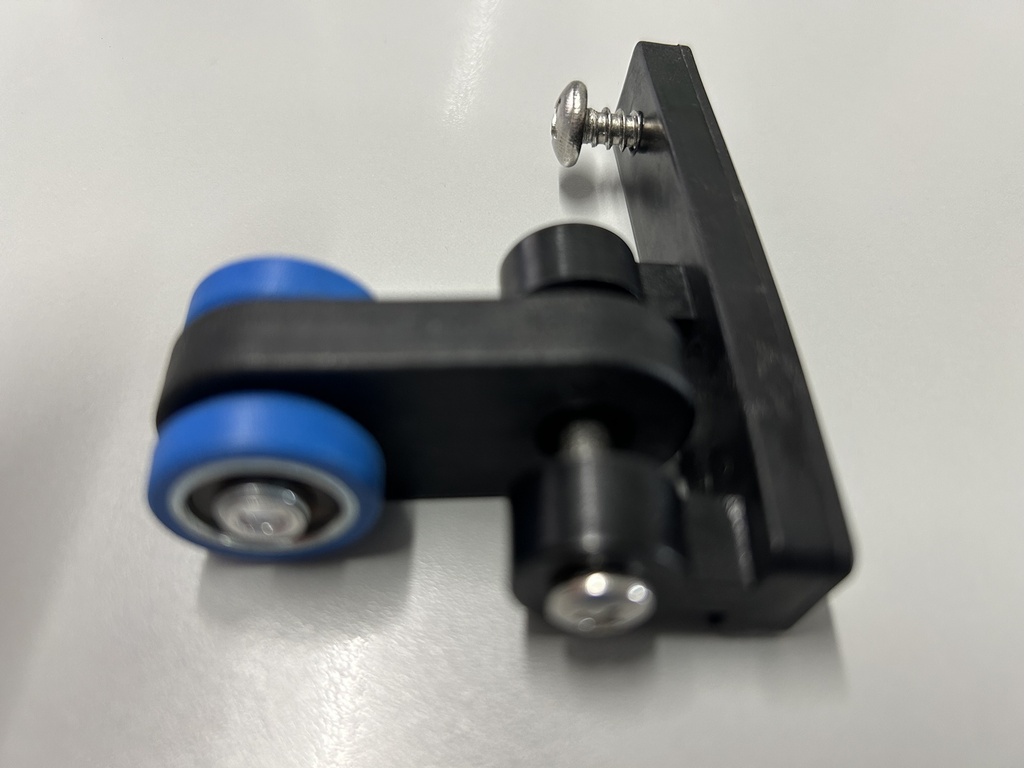 Polea Negra con Rodamientos Azules