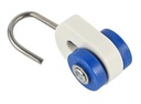 Mini polea con ruedas Nylon azules "P"