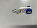 Mini Polea Blanca con Gancho Inoxidable