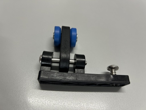 Polea Negra con Rodamientos Azules