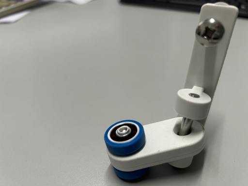 Polea Blanca con Rodamientos Azules